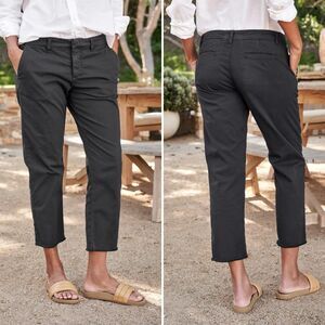 Frank & Eileen Black Cropped Pants